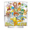 digimon adventure japanese art anime anime art transparent - Anime Shower Curtains