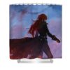 diluc ragnvindr genshin impact clark chelsea - Anime Shower Curtains