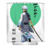 dr stone gintoki sakata dinh nhat transparent - Anime Shower Curtains
