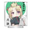 dr stone tsukuyo anime dinh nhat transparent - Anime Shower Curtains