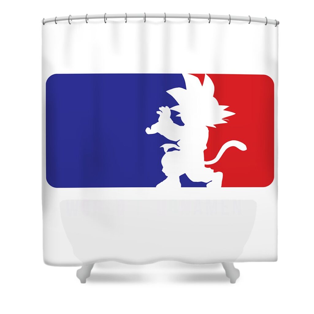 dragon ball z baseball mix amin sholeh transparent - Anime Shower Curtains