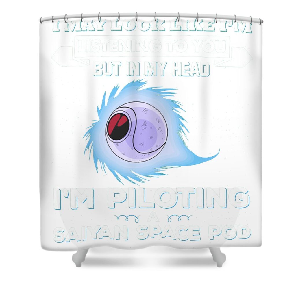 dragon ball z i may look like karen w wyatt transparent - Anime Shower Curtains