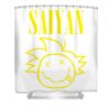 dragon ball z saiyan nirvana mix angelita m heffernan transparent - Anime Shower Curtains