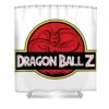 dragon ball z shenron jurassic park mix kathleen d pettie transparent - Anime Shower Curtains