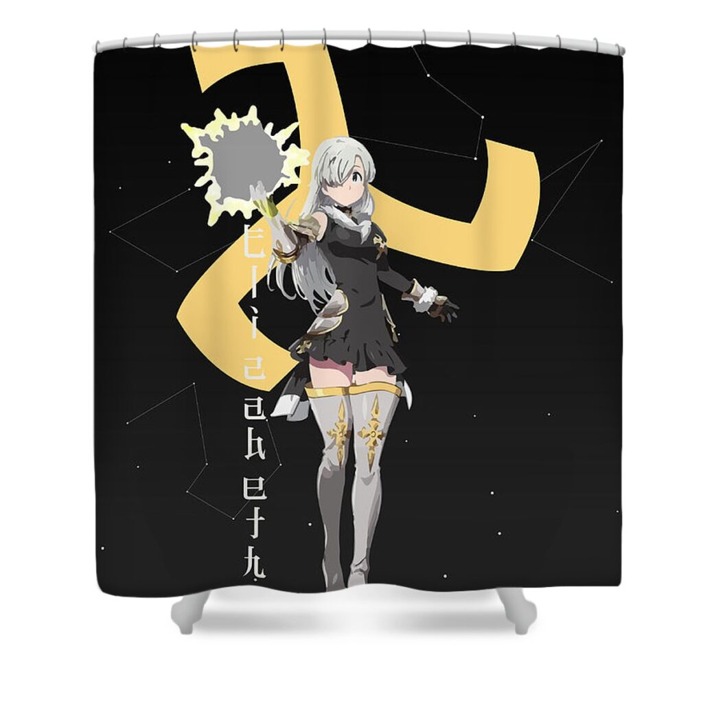 elizabeth seven deadly sins kitaru normin - Anime Shower Curtains