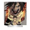 eren yaeger aot poster price harrison - Anime Shower Curtains
