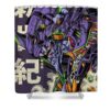 eva unit 01 poster attack on titan chainsaw man cooper nick - Anime Shower Curtains