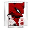 evangelion ender lion transparent - Anime Shower Curtains