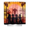 evangelion roma timbreza - Anime Shower Curtains
