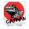 film cayman lotus leafal transparent - Anime Shower Curtains