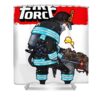 fire force grandy geor transparent - Anime Shower Curtains