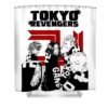 for mens womens takemichi chipi manga hanagaki awesome for movie fans mizorey tee transparent - Anime Shower Curtains