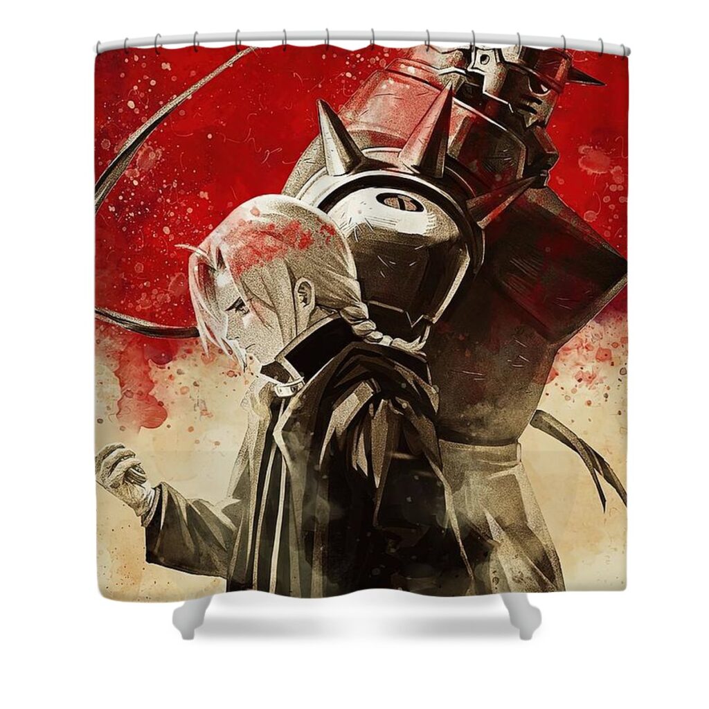 fullmetal alchemist chapman dan - Anime Shower Curtains