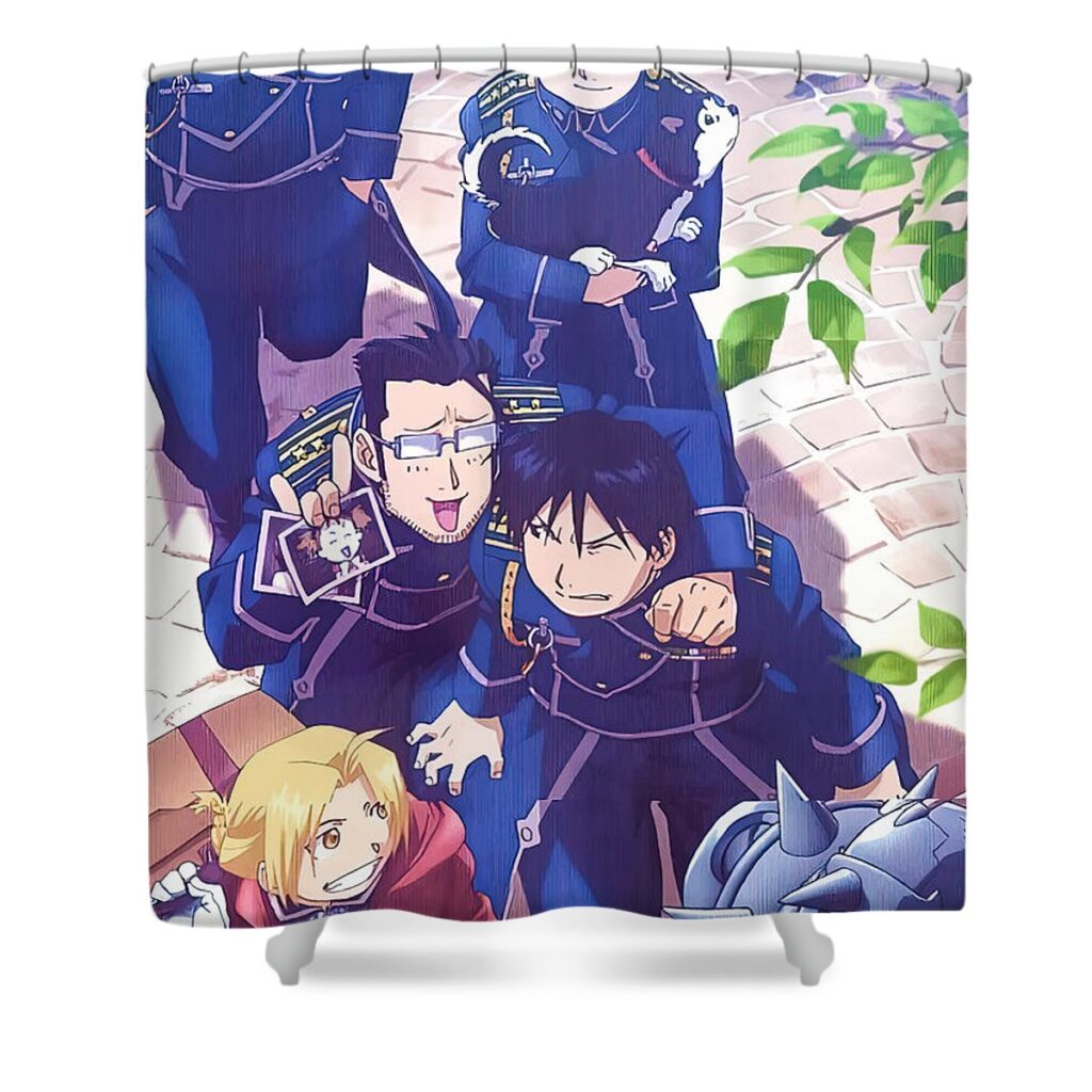fullmetal alchemist hippie chelsea beth - Anime Shower Curtains