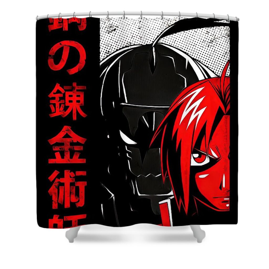 fullmetal alchemist hughes watson - Anime Shower Curtains