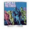 funny gift great pretender manga distressed jujutsu kaisen unisex douxie grimo transparent - Anime Shower Curtains