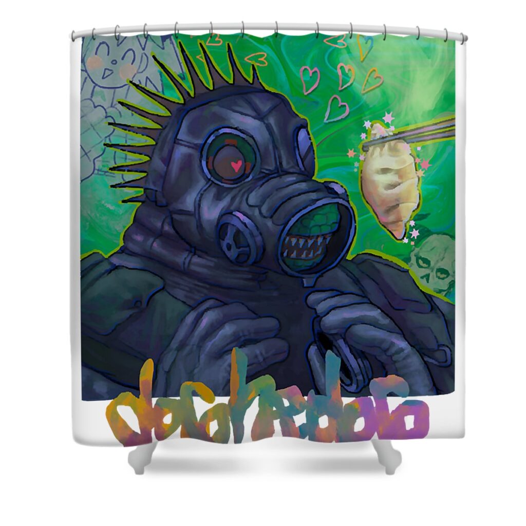 funny gift i saved you the last one lotus leafal transparent - Anime Shower Curtains