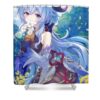 ganyu genshin impact parker jasmine - Anime Shower Curtains