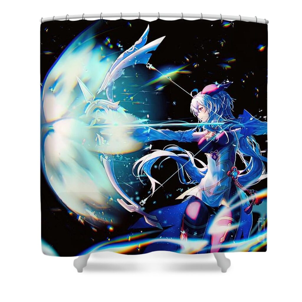 ganyu genshin impact thompson murphy - Anime Shower Curtains