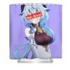 ganyu genshin impact waifu anime manga series fanart hentai ahegao oppai mad lab - Anime Shower Curtains