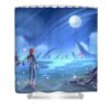 genshin impact childe tartaglia jake brown - Anime Shower Curtains