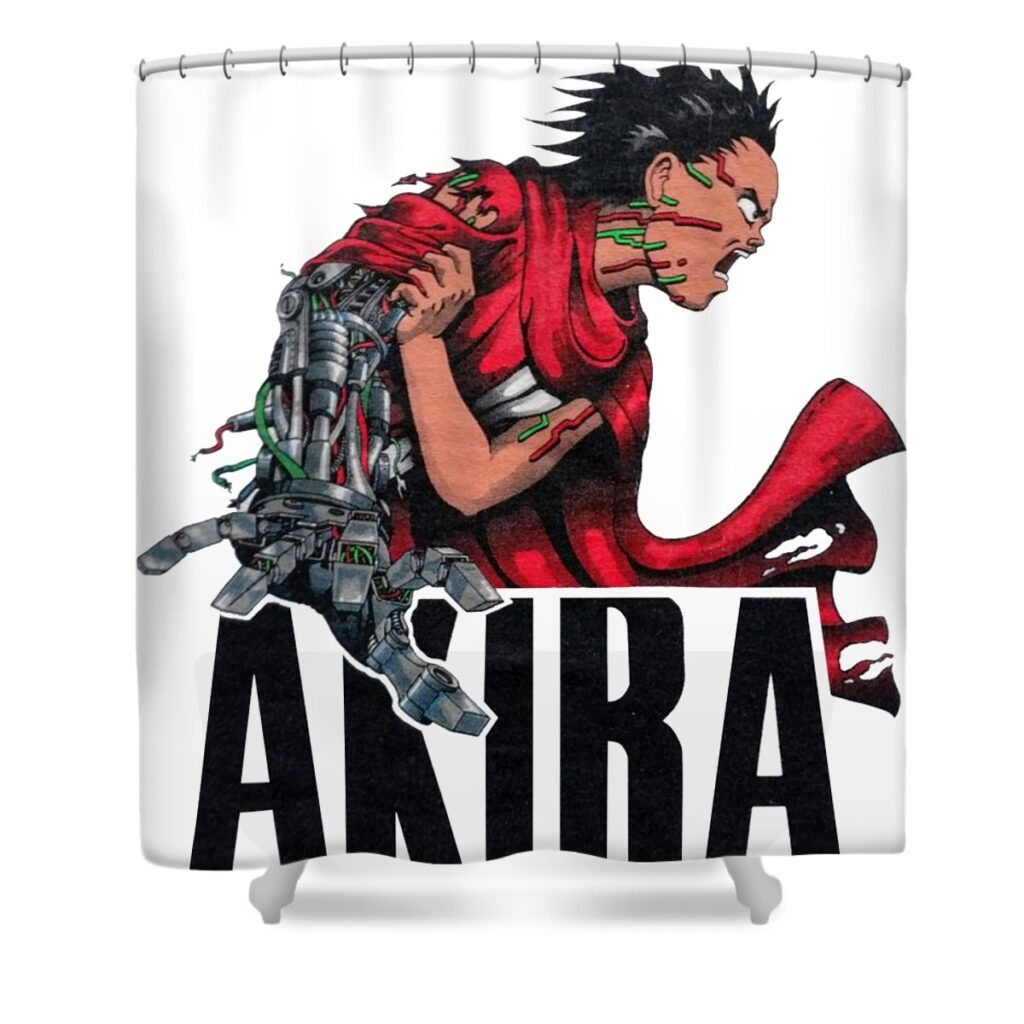 ghost in the shell akira anime art anime art transparent - Anime Shower Curtains