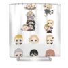 gift for men takemichi chipi manga hanagaki awesome for movie fan mizorey tee transparent - Anime Shower Curtains
