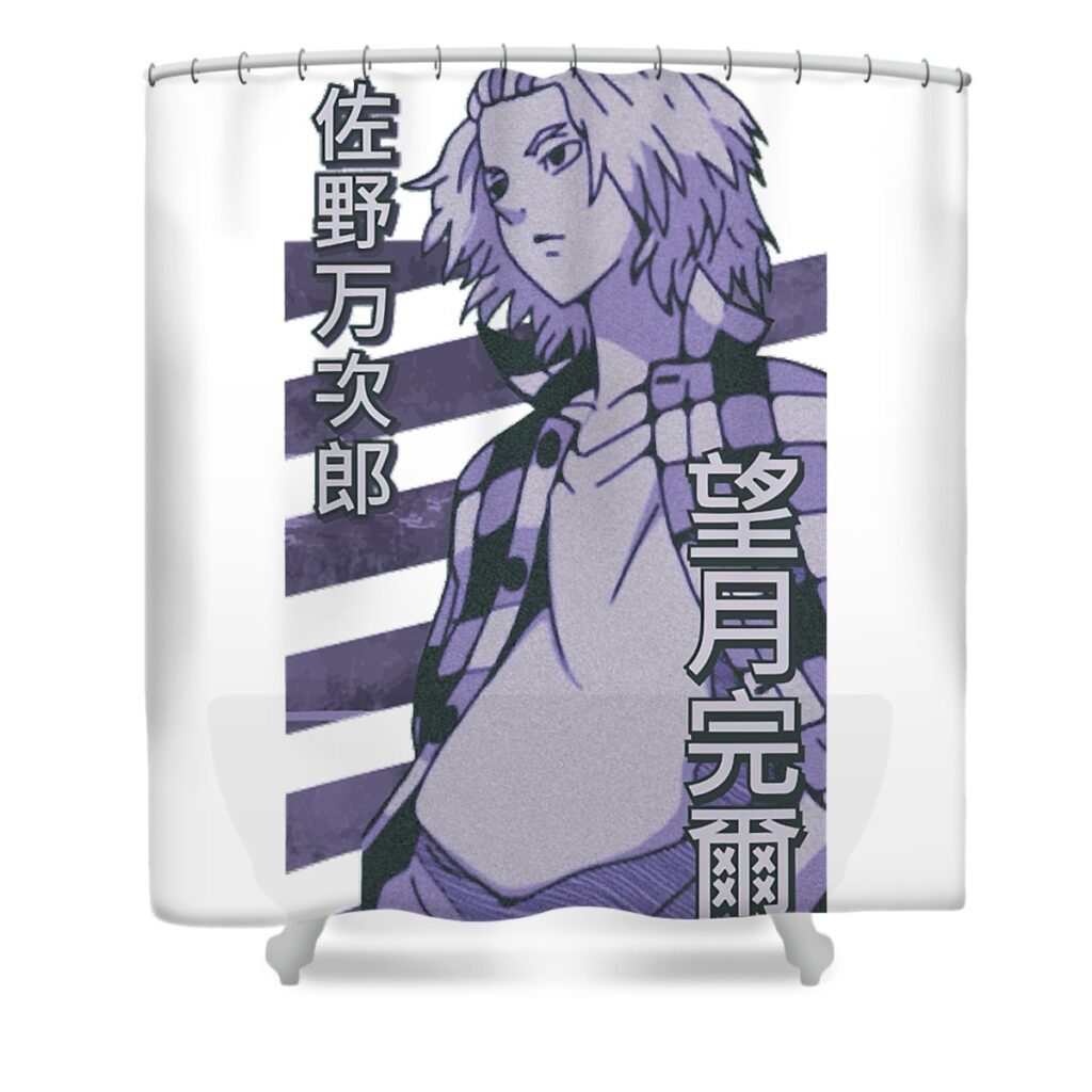 gift for women takemichi movies hanagaki cool graphic gifts mizorey tee transparent - Anime Shower Curtains