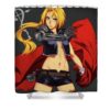 girly fanart daba labat - Anime Shower Curtains