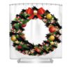 goku dragon ball z multiface christmas wreath mary d rodriquez transparent - Anime Shower Curtains