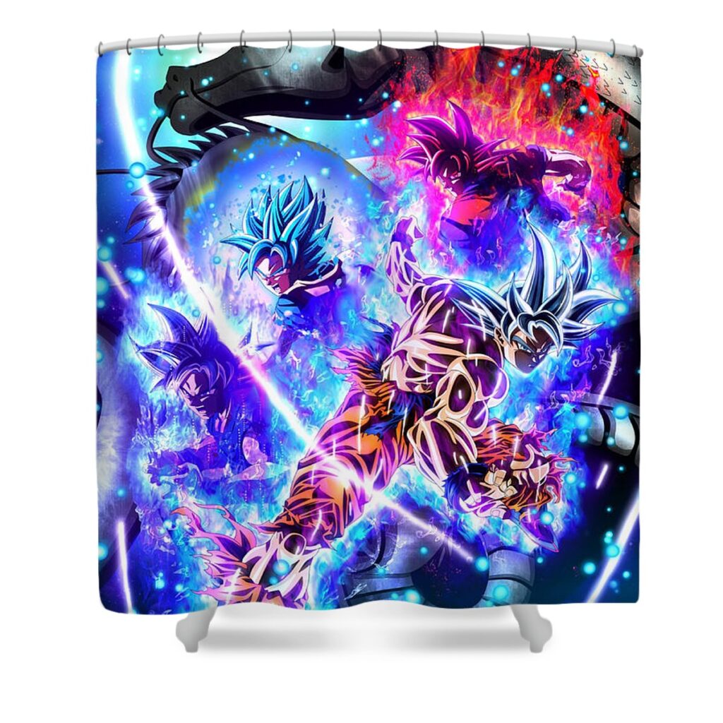 goku dragon ball z super jessica m stroud - Anime Shower Curtains