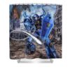 gouf andrea gatti - Anime Shower Curtains