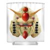 gundam veg andrea gatti transparent - Anime Shower Curtains