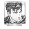 guts manga tany ev transparent - Anime Shower Curtains