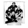 haikyuu first year gang timeskip edition craig leanne - Anime Shower Curtains