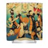 haikyuu fly high volleyball moore bruce - Anime Shower Curtains