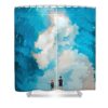 haikyuu karasuno golden pair jake danielle - Anime Shower Curtains