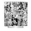 haikyuu manga collage selina wendy - Anime Shower Curtains