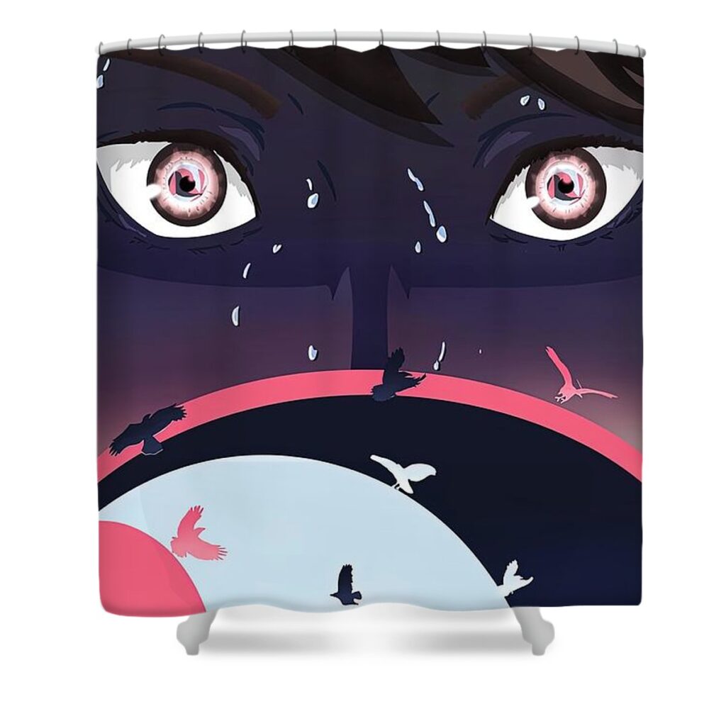 haikyuu oikawa jake danielle - Anime Shower Curtains
