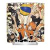 haikyuu winners and losers jake danielle - Anime Shower Curtains
