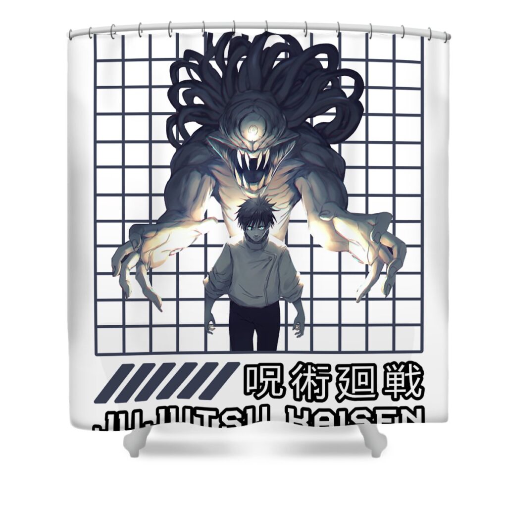 hardship cursed old friend character okkotsu yuta gift for zery bart transparent - Anime Shower Curtains