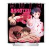 hardship cursed old friend character yuta okkotsu pink cute fans zery bart transparent - Anime Shower Curtains