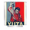 hardship cursed old friend character yuta okkotsu poster cute fan zery bart transparent - Anime Shower Curtains