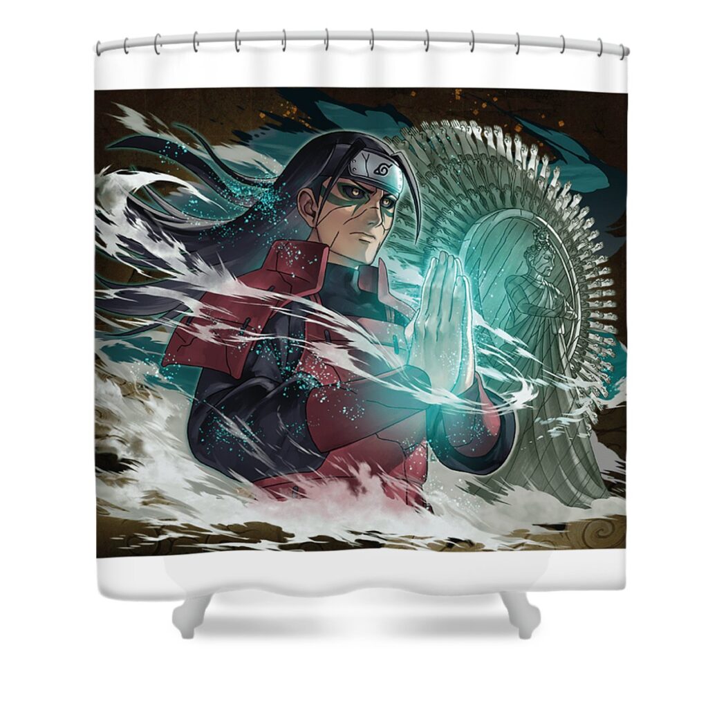 hashirama senju donal beibex transparent - Anime Shower Curtains