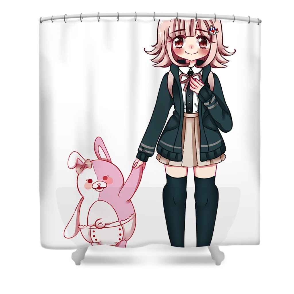 how much do you know about danganronpa and you enjoy it dnt prints transparent - Anime Shower Curtains