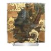howl moving castle colline marnat - Anime Shower Curtains