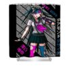 ibuki mioda super danganronpa parker ben - Anime Shower Curtains