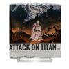 japanese classic aot alda rippin - Anime Shower Curtains