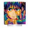 jujutsu kaisen 0 poster morgan martin - Anime Shower Curtains