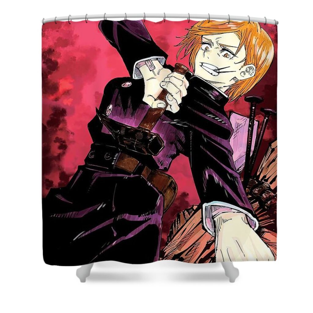 jujutsu kaisen manga cover jacob price - Anime Shower Curtains